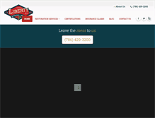 Tablet Screenshot of libertyrestores.com
